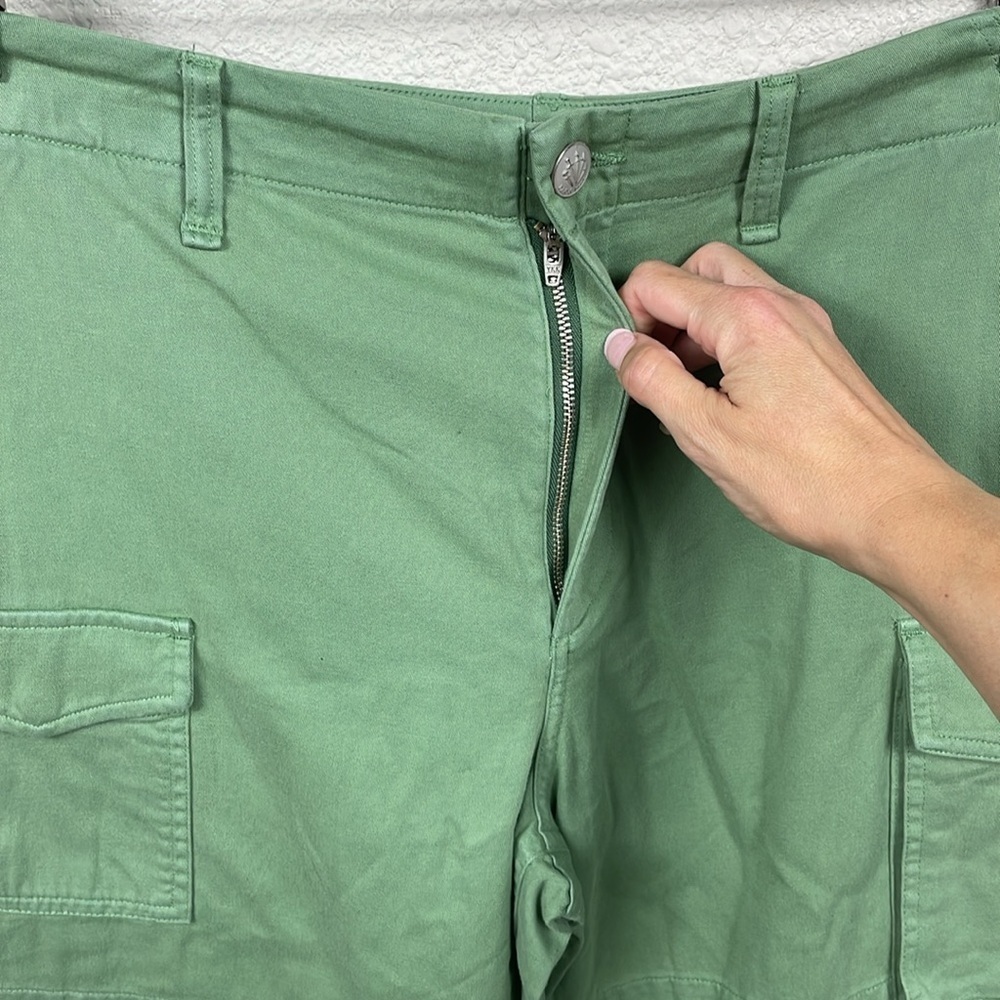 New Rag & Bone Nora Utility Cargo Pants Olive Green Gorpcore Skater Sz 28 - Picture 4 of 12